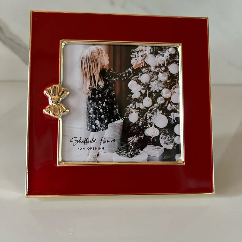 Sheffield Home Red and Gold Picture Frame